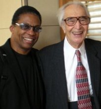 With Herbie Hancock at The Kennedy Awards, December 2009.